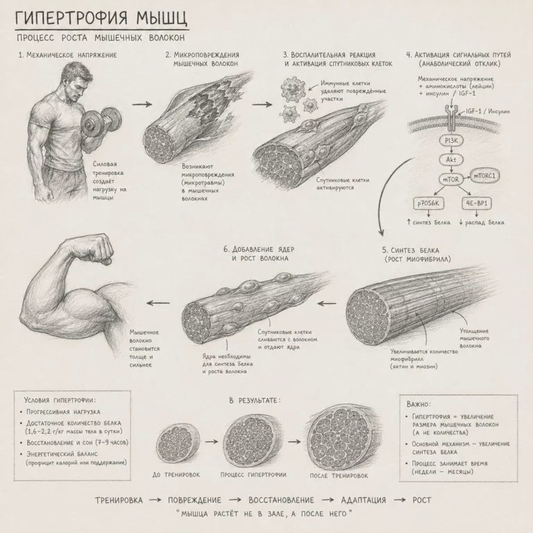 гипертрофия мышц