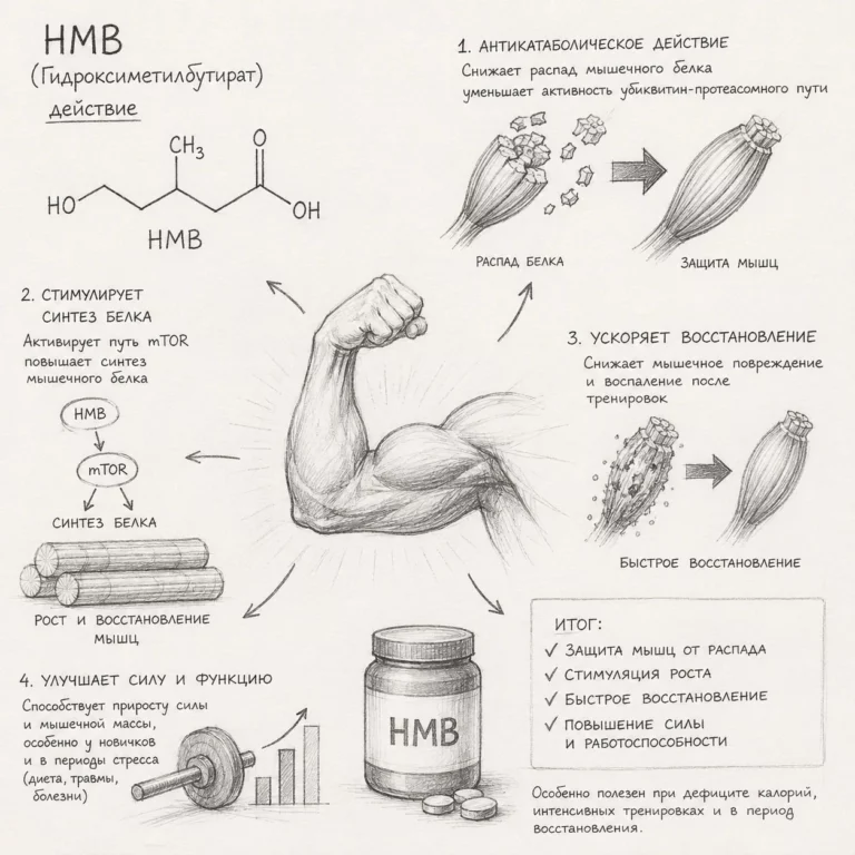 добавка hmb восстановление мышц