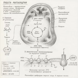 работа митохондрии, выносливость